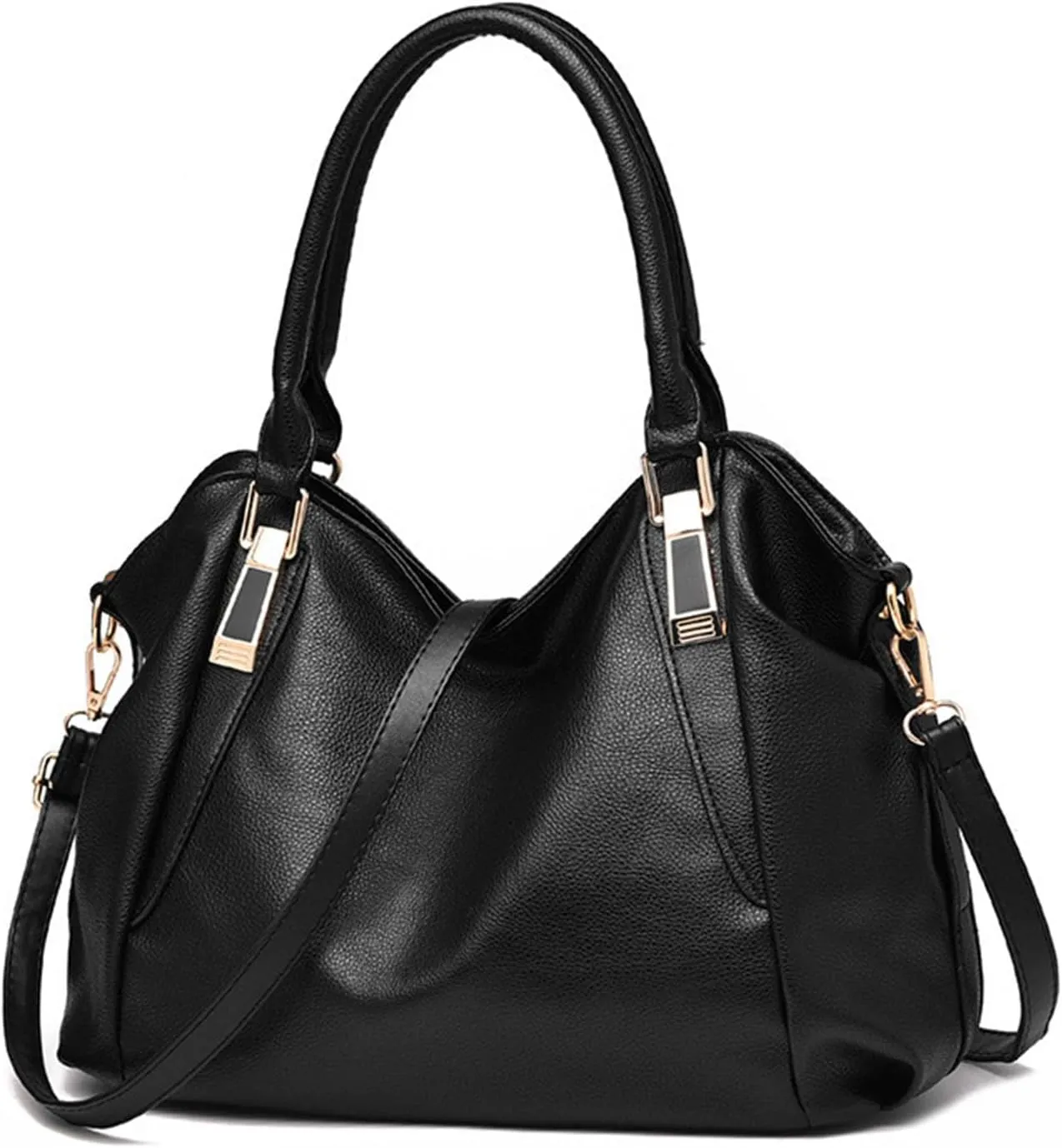 Women's Soft PU Shoulder Bag, Large Capacity Handbag, Fashionable and Elegant Design for Work and Daily Use