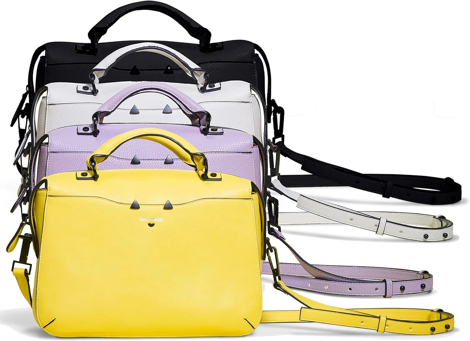 Women's Uptown Satchel Kitty Face Eyes Snout Hardware