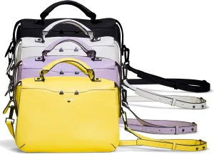 Women's Uptown Satchel Kitty Face Eyes Snout Hardware