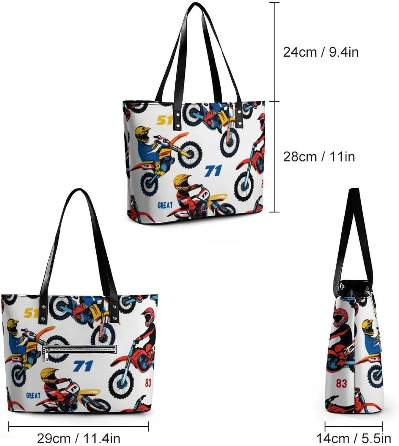 Women's Versatile Bucket Bag Soft PU Leather Trendy Shoulder Purse