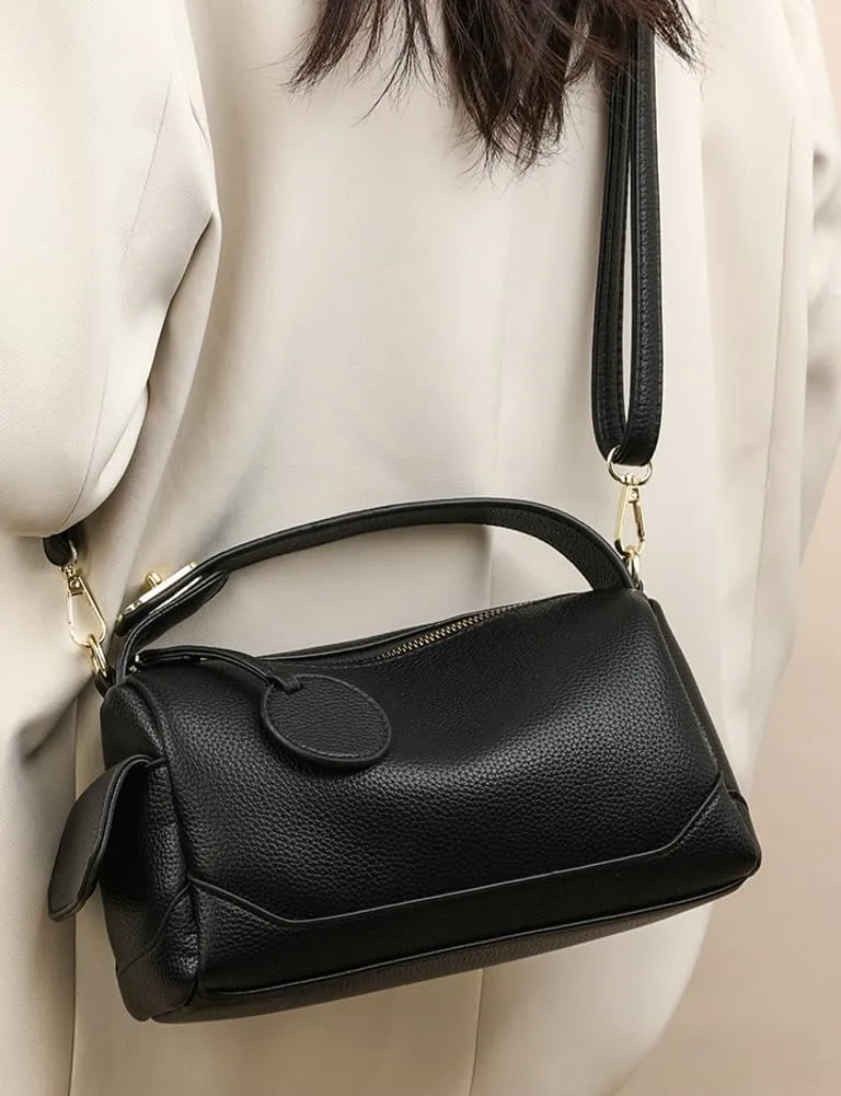 Womens Vintage Shoulder Crossbody Bag Slouchy Small Tote Purse Travel Bag Handbag Soft PU Leather Pillow Satchels