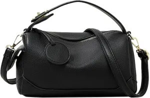 Womens Vintage Shoulder Crossbody Bag Slouchy Small Tote Purse Travel Bag Handbag Soft PU Leather Pillow Satchels