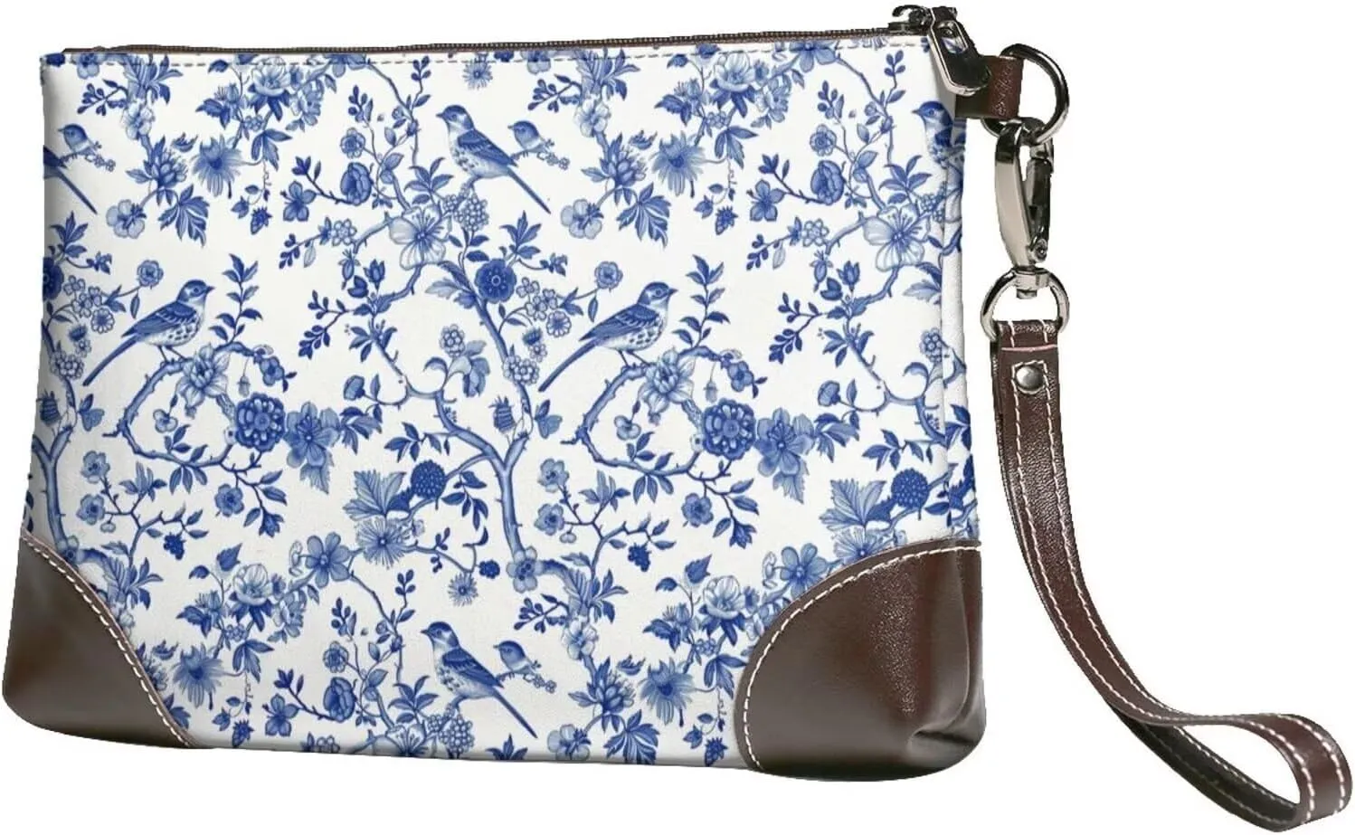 Women's Zip Around Purse Wallet Handbag PU Leather Clutch Wallets for Party