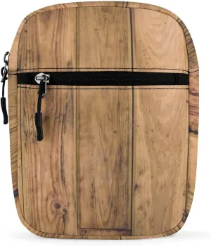 Wooden Wood Planks Detachable Shoulder Strap Small Shoulder Bag Unisex