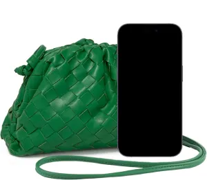 Woven Dumpling Bag for Women Clutch Purses, Cloud Crossbody Handbag Soft Shoulder Bag