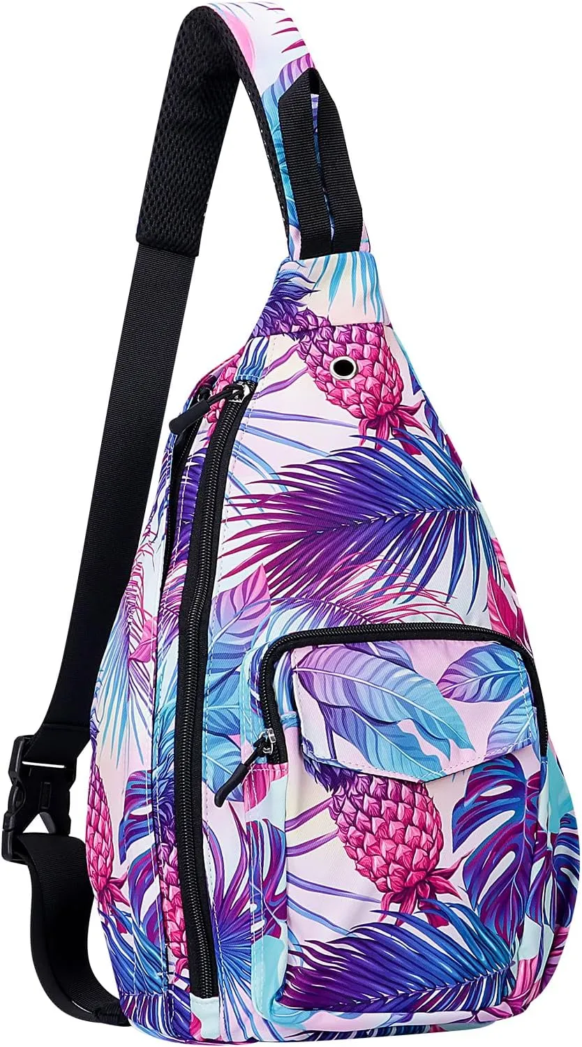 XEYOU Women's Sling Crossbody bag Casual Daypack Outdoor Travel Hiking Backpack for Cycling Walking Dog Hiking