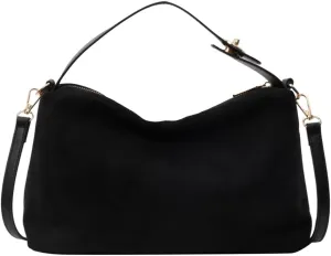 YFGBCX Satchel Handbags Suede Purse for Women 2024 Fall Suede Bag Slouchy Suede Crossbody Bag Satchel Purse