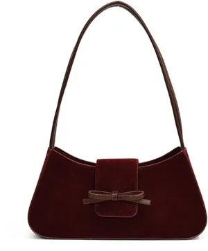 YFGBCX Small Shoulder Bag for Women - Fall Suede Handbag Purse