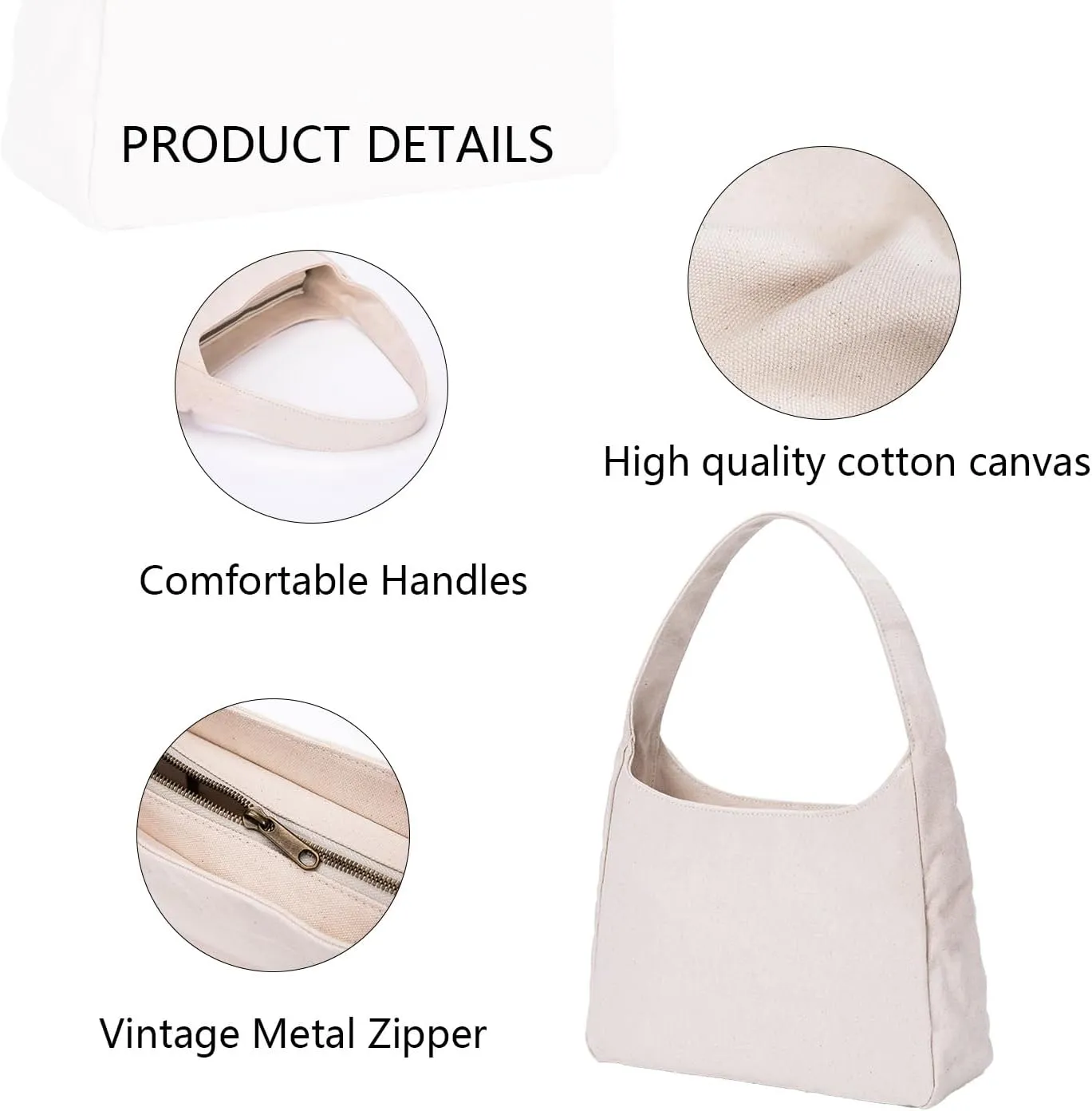 YONBEN® Shoulder Bag Handbag - Small and Lightweight with Widened and Comfortable Handles