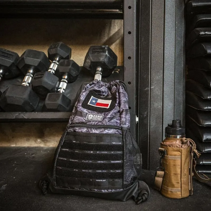 Zero Foxtrot Tactical Drawstring Bag - Frogskin Jungle PTO