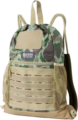 Zero Foxtrot Tactical Drawstring Bag - Frogskin Jungle PTO