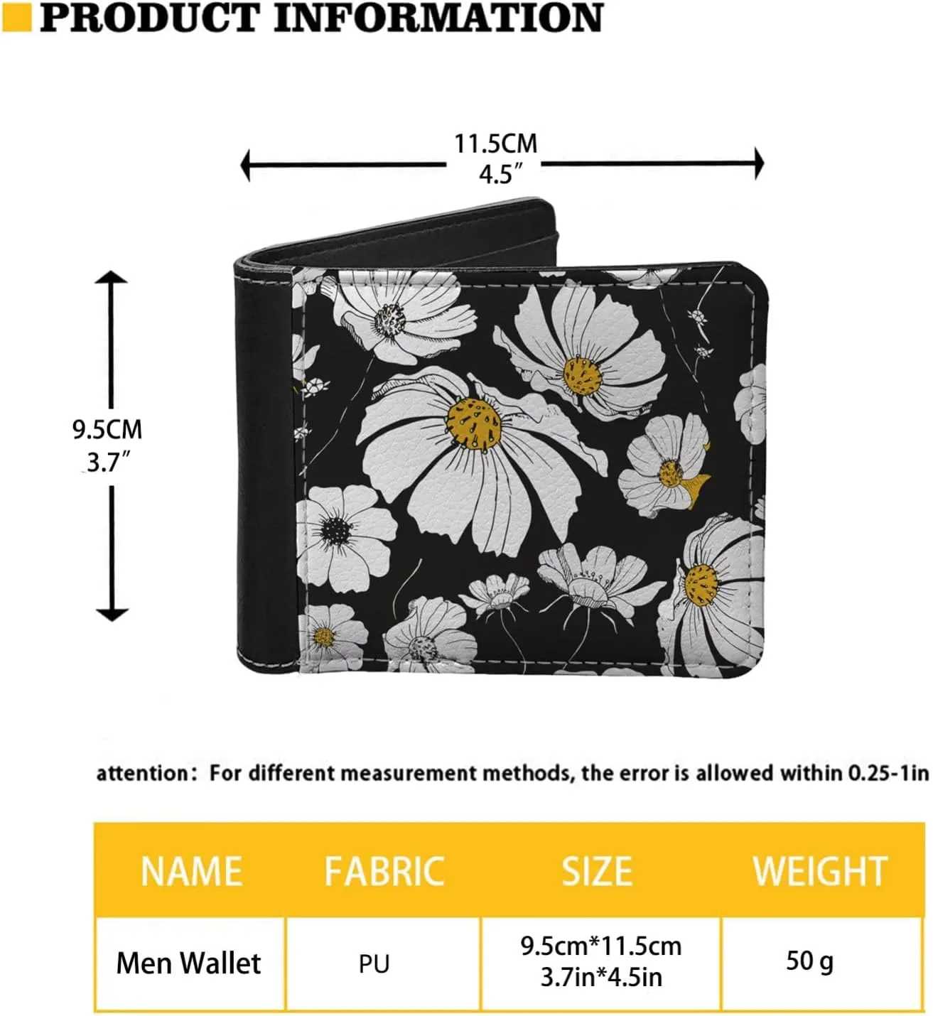 ZFRXIGN American Flag Deer Wallets for Men Billfold Travel Slim Wallet Leather ID Card Holder Organizer Foldable Clutch Reindeer Patriotic Money Bag
