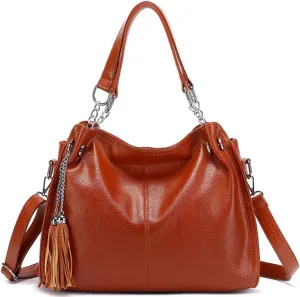 ZiMing Women Handbag Soft PU Leather Fashion Shoulder Bag Large Capacity Crossbody Bag