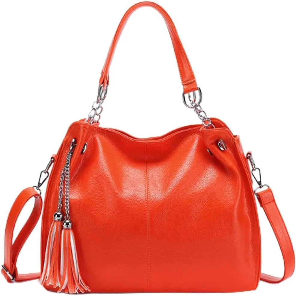 ZiMing Women Handbag Soft PU Leather Fashion Shoulder Bag Large Capacity Crossbody Bag