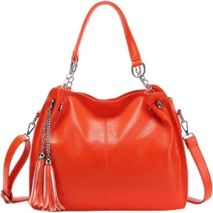 ZiMing Women Handbag Soft PU Leather Fashion Shoulder Bag Large Capacity Crossbody Bag
