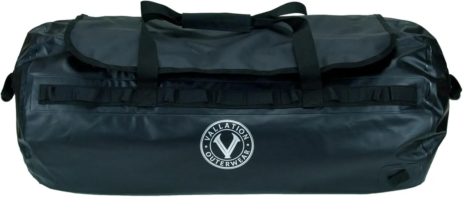 Zip Top Duffel Bag (Black)