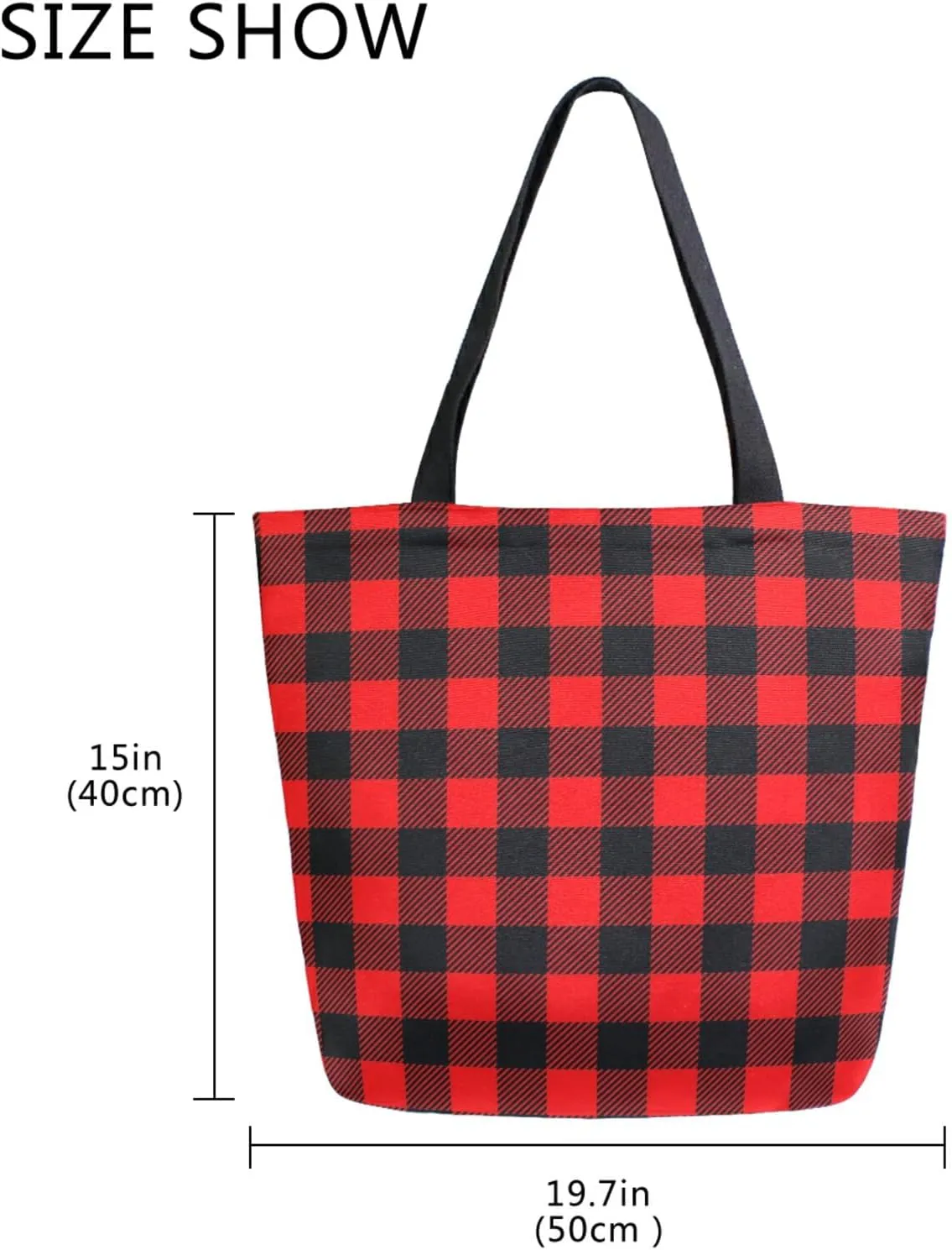 ZZKKO Canvas Tote Grocery Bag Shoulder Casual Book Bag Large for Women Teachers Cotton Bag Shopping Purse Handbag Reusable