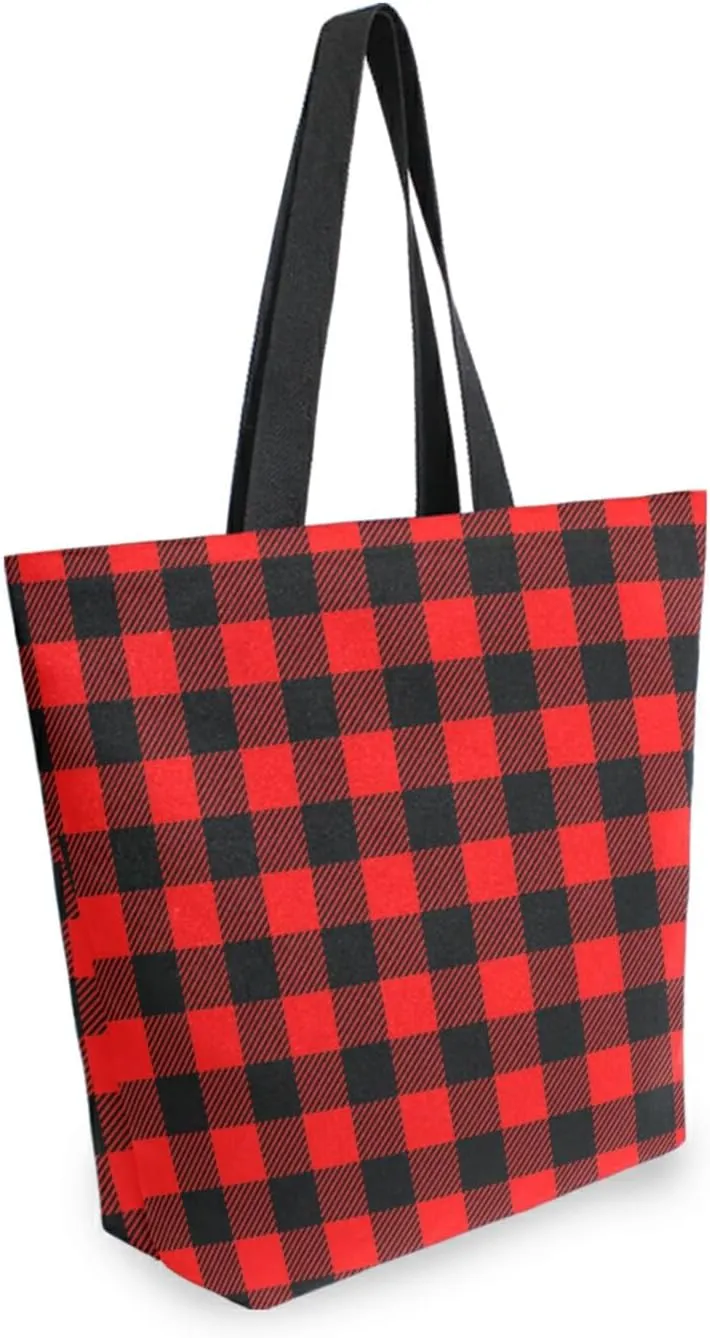 ZZKKO Canvas Tote Grocery Bag Shoulder Casual Book Bag Large for Women Teachers Cotton Bag Shopping Purse Handbag Reusable
